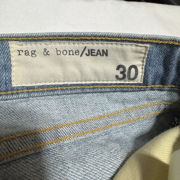 Rag & Bone Jean Thrasher Skinny Jeans Light Wash Size 30 Women’s Mid Rise Denim - Picture 3 of 10